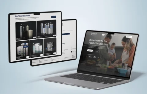 web design service display mobile